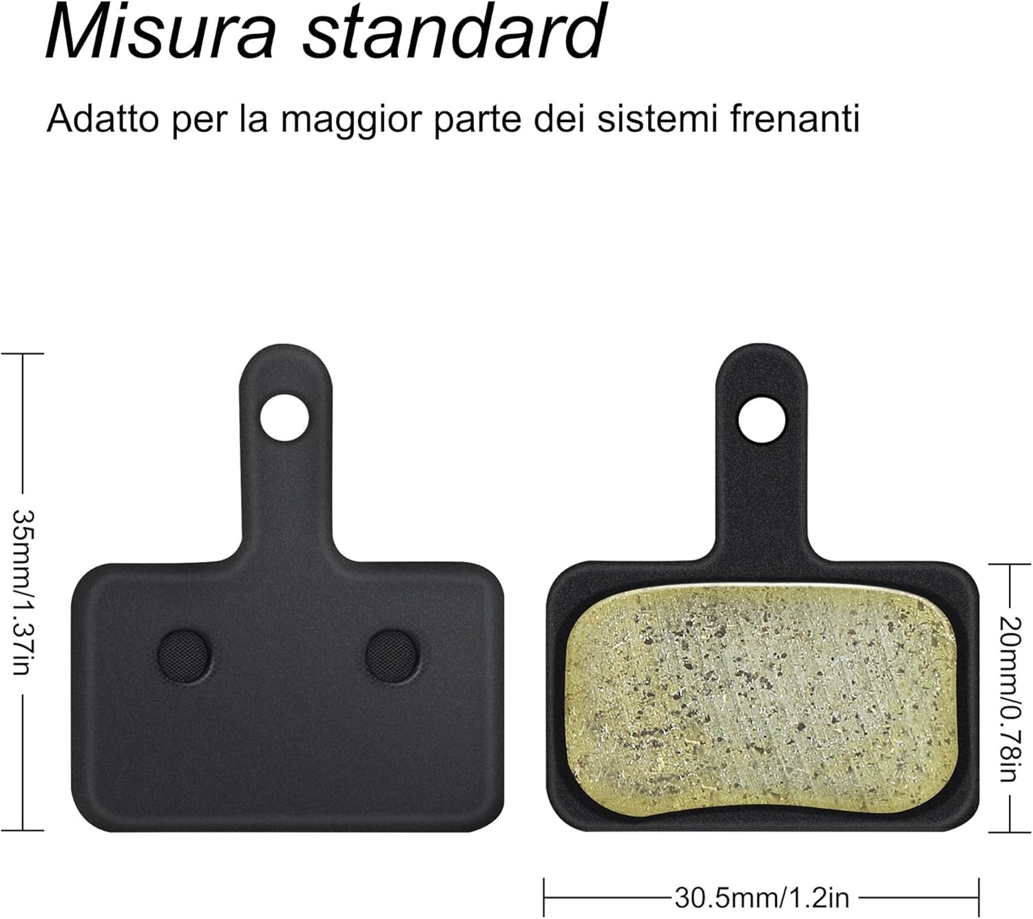 4 Paia Pastiglie Freno - immagine 2