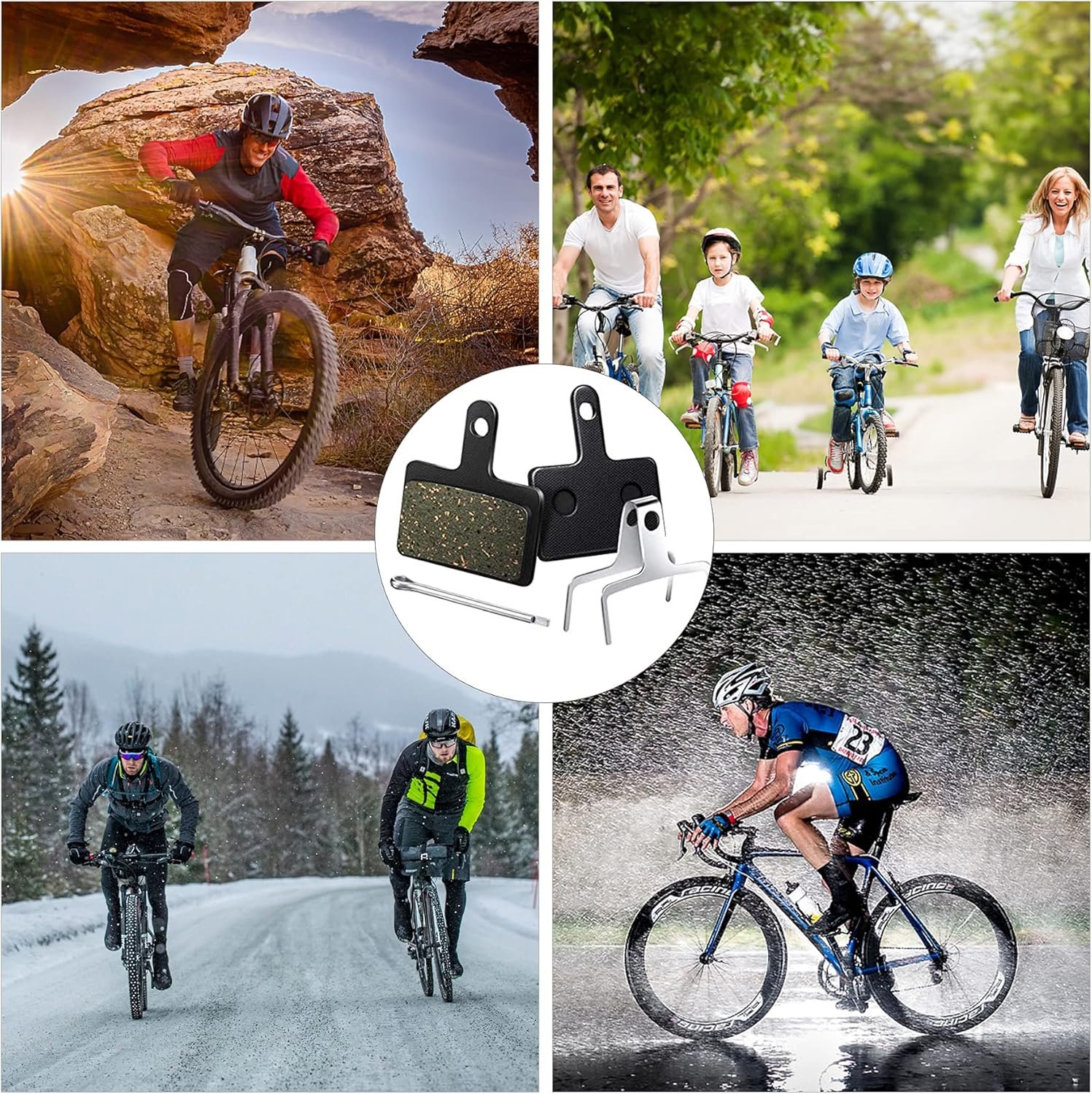 4 Paia Pastiglie Freno - immagine 5